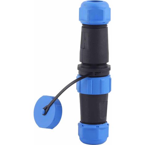 Connecteur étanche SP21 IP68 5 broches prise femelle plastique câble en ligne aviation (1/5)