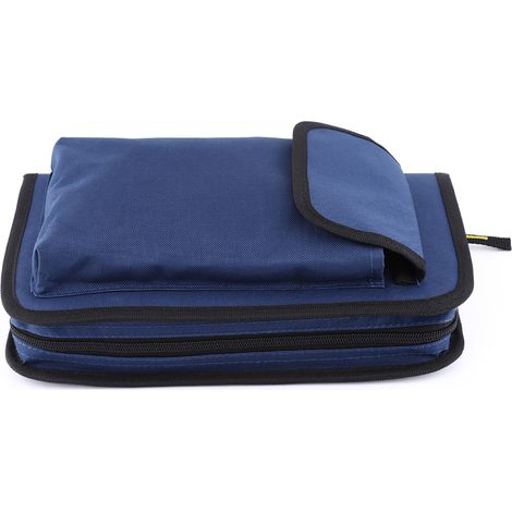 Sacoche de rangement pour outils d'électricien professionnel, porte-outils utilitaire et pratique, organiseur de poche de travail (1/5)