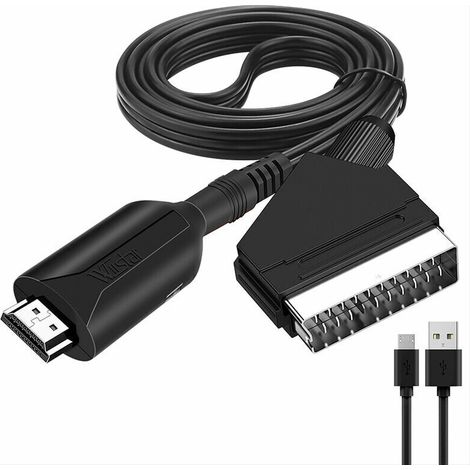 Convertisseur péritel vers Hdmi adaptateur Audio vidéo pour Hdtv/dvd/décodeur/ps3/pal/ntsc (1/5)