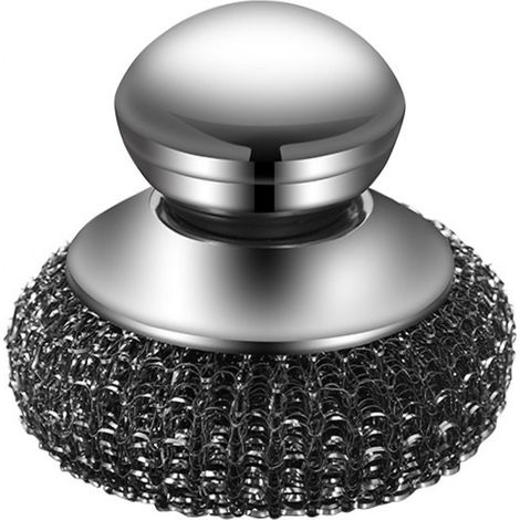 Brosse En Acier Inoxydable - Poignée Antidérapante - Pour Casseroles Plaques Grill Évier - Lot De 2 (1/5)