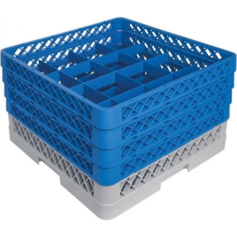 Casier à verres 112 x 500mm 16 compartiments - Caterracks