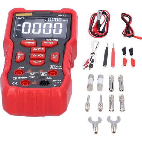 Multimètre numérique automatique AN82 avec sonde multifonctionnelle, instrument de réparation électrique (1/5)