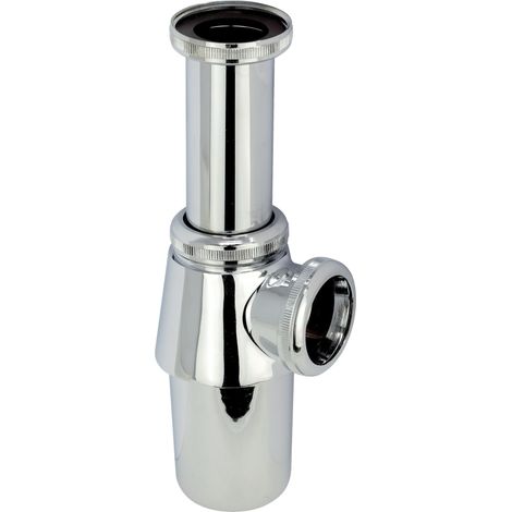 Wirquin – Siphon de lavabo en laiton Ø32 30724027 – Garde d'eau 50 mm – Installation à visser – Adaptabilité universelle 133-183 mm (1/4)
