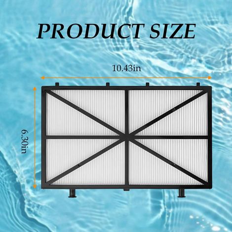Lot de 4 Filtres à Cartouche Ultra Fins, Nettoyeur de Piscine Robotique, Filtres de Piscine Ultra Fins Compatibles avec Dolphin M400, M500, Nautilus CC Plus, 9991432-R4 (1/4)