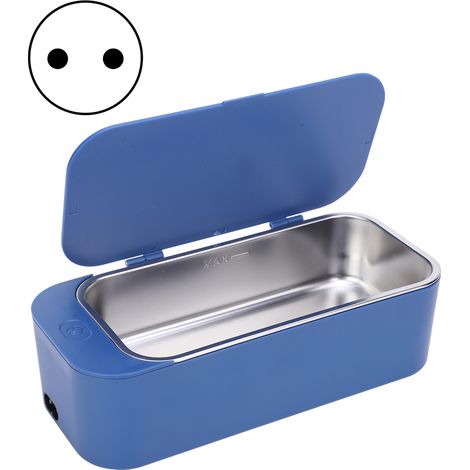 Nettoyeur Ultrasonique pour Bijoux et Lunettes 450ml Bleu Foncé 220-240V 50/60Hz (1/5)