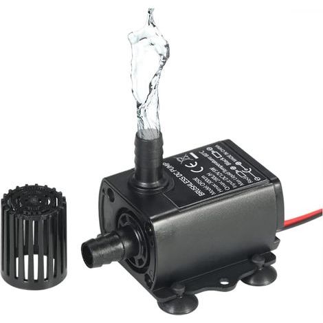 Ultra-quiet DC12V 5W brushless mini water pump, waterproof submersible fountain (1/5)