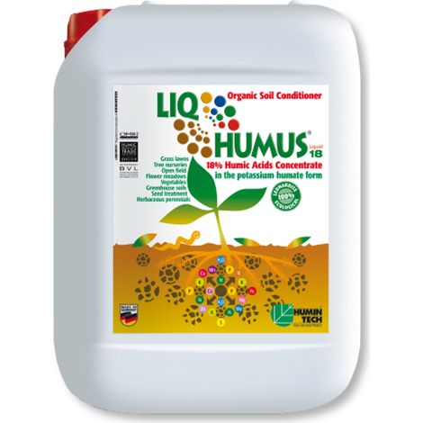 HuminTech LIQHUMUS 10 l Liquid 18 Huminsäuren Fulvosäuren Bodenverbesserer