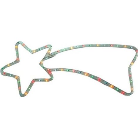 Trade Shop - Comet Star Light 65 X 30 Cm Luz Incandescente Multicolor Para Exterior -
