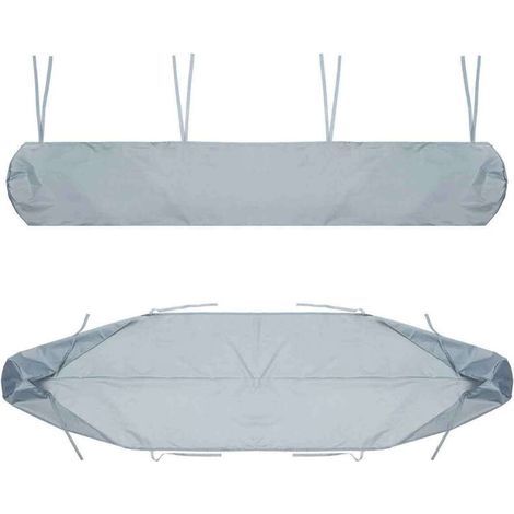Protecteur De Couverture d'Auvent Anti-Poussière. Housse De Auvent Pare Soleil Sac De Protection pour Store Banne. avec Cordon. pour Terrasse De Jardin Extérieur(Size:3M.Color:Gris) (1/5)