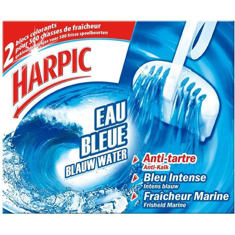 Harpic Blauwasser Toilettenblock Antikalk 2 Stück