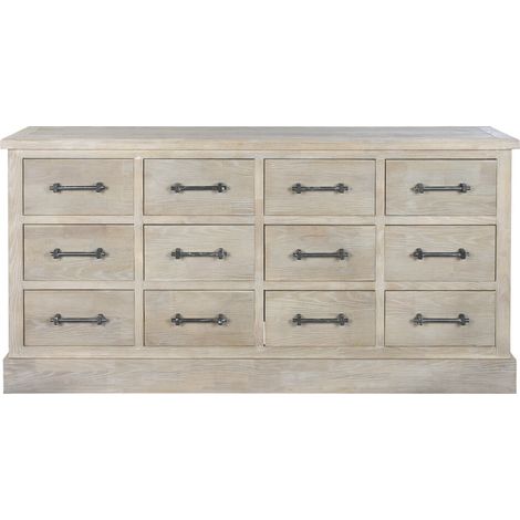Comoda Madera De Hevea Metal 170X40X89 (1/5)