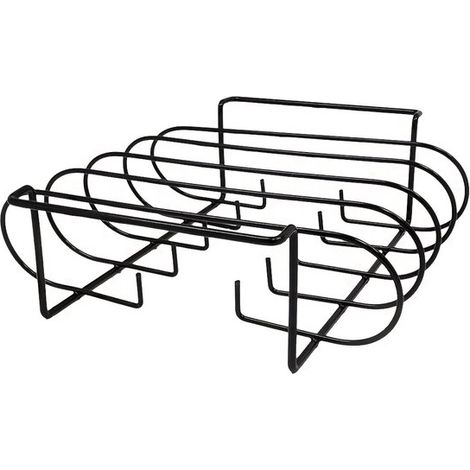 Set di attrezzi per barbecue - Supporto per griglia per bistecche, accessorio per barbecue da esterno, attrezzo per barbecue da campeggio (1/2)