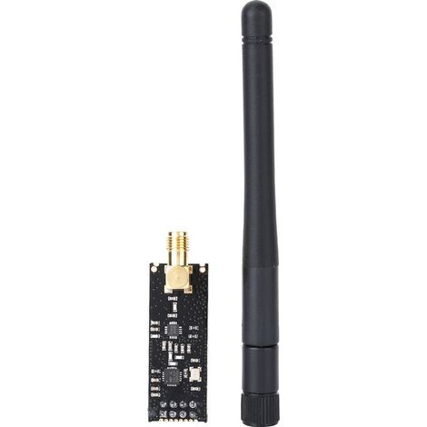 NRF24L01 2,4-GHz-Funkmodul mit Sende- und Empfangsleistung (PA) und rauscharmem Verstärker (LNA) für 1100 m Reichweite und SMA-Antenne (1/5)