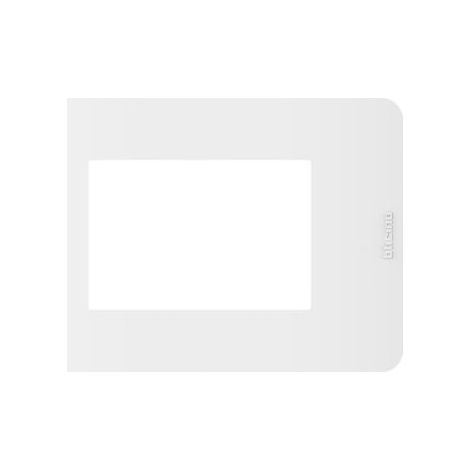 Placca Matixgo 3 Moduli Bianco Materiale Tecnopolimero