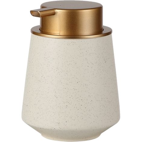 Distributeur De Savon Liquide - Porcelaine Mate - 400 Ml - Pour Salle De Bain Cuisine Bureau - 1 Pièce (1/5)