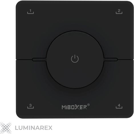 MiBoxer K0(B) Rundbühnenpanel (4 Szenen, 1 Zone, Mono/CCT) – schwarz (1/2)