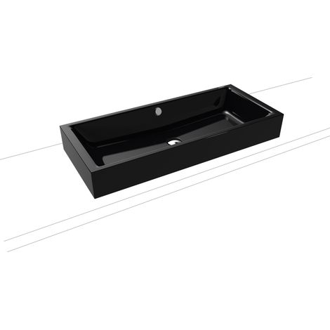 Puro Aufs.-WT, m.ÜL 900x385 AD, avec ÜL, sans Hl., noir, effet nacré