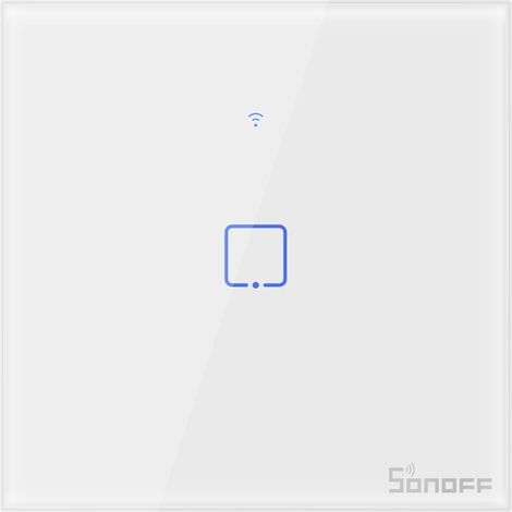 Sonoff T1 1C WiFi + RF 433 - Interruptor tátil inteligente (1/4)