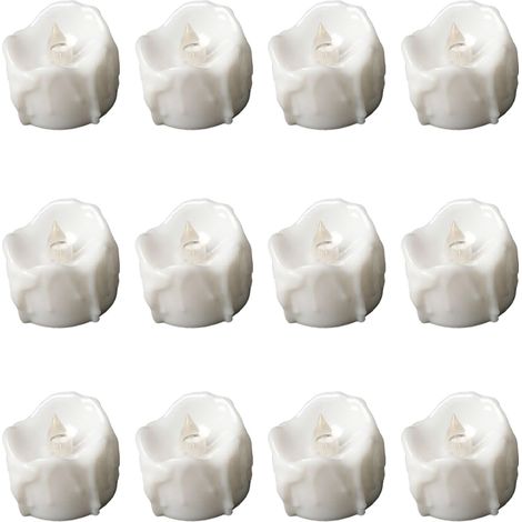 Vela Led Electrónica - Control Remoto Temporizado - Para Decoración De Fiesta, Boda, Navidad Y Cumpleaños - Paquete De 60 Unidades (1/5)