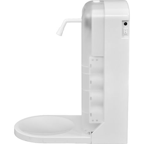 Distributeur automatique de désinfectant pour les mains, vaporisateur à détection infrarouge, pulvérisateur d'alcool sans contact X-5548S, sans piles fournies (1/5)
