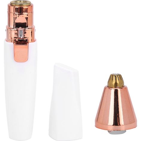 Épilateur à sourcils rechargeable 2 en 1, tondeuse à lèvres électrique indolore, rasoir pour le visage (1/5)
