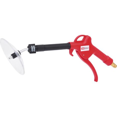 KS Tools Teleskop-Druckluft-Ausblaspistole 90-190mm mit Schutzschild - 515.1906 (1/5)
