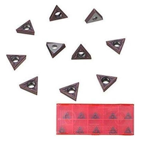 ALLIANDIS10 pièces en carbure TCMT731 pour porte-outils de tournage 1/4 et 5/16 pouces (1/5)