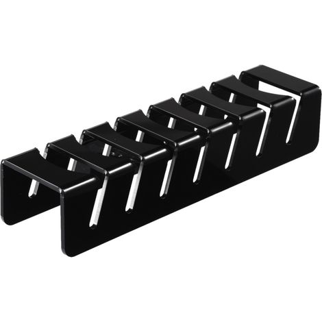 Porte-chapeaux acrylique - Organisateur de casquettes baseball - Support de rangement pour 14 casquettes - Noir ou transparent - 2 pièces sans installation (1/4)