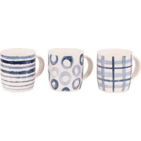 Tazza latte Mug Blu Dreams 365 cc con decori assortiti