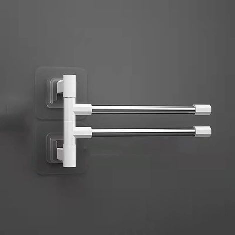 fürs Badezimmer drehbarer Handtuchhalter Aluminium