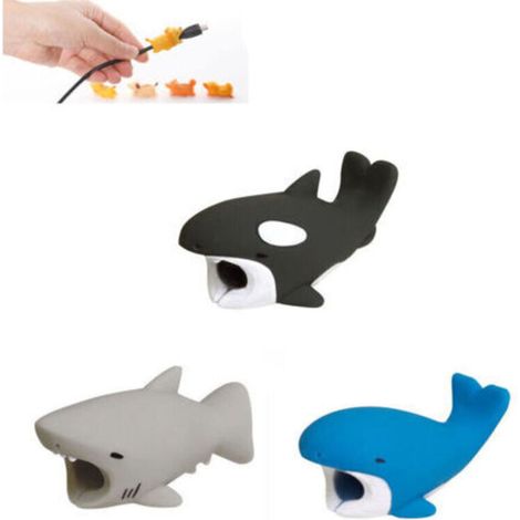 (E)3 Pièce Protecteurs de Câbles pour Animaux, Protecteur de Câble Animal, pour la Protection Contre la Rupture du Câble de Chargement USB, Compatible avec Iphone, Android (1/5)
