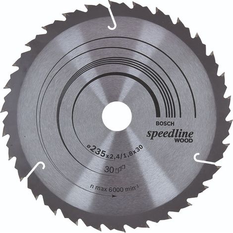 Hoja sierra circular Speedline Wood 235 x 30/25 x 26 mm 30 BOSCH 2608640807