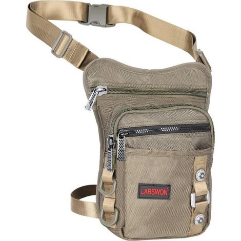 Oberschenkeltasche wasserdicht für Outdoor & Motorradfahren, 17x27x7cm, Armeegrün (1/5)