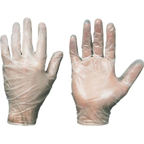 Gants jetables en vinyle