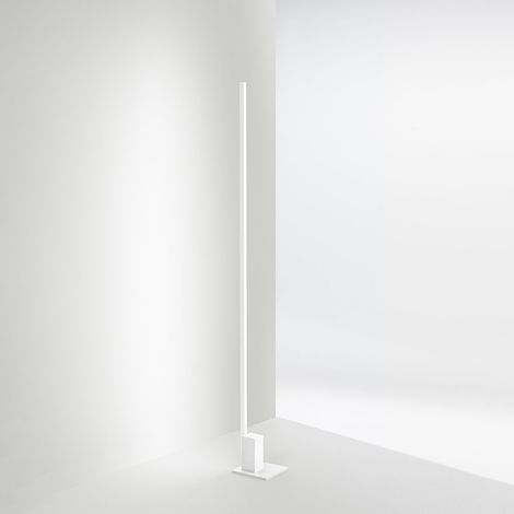 Piantana a Led SYNCRO Bianca in metallo H.168 cm Perenz (1/5)