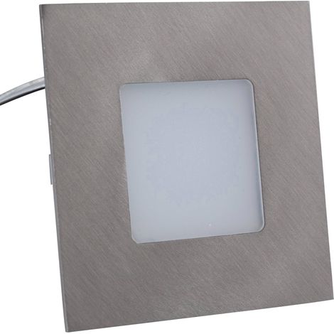Heitronic 27693 Luminaire à LED encastrable LED LED intégrée 2 W acier inoxydable (brossé) (1/5)