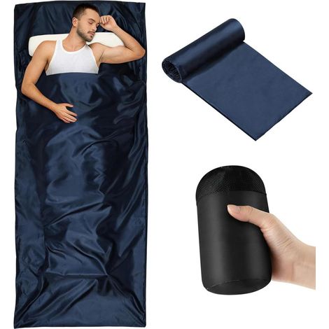 Schlafsack Inlett 220 x 90 cm, ultraleicht, hygienisch für Wandern Hotel für Haushalt und Hobby (1/5)