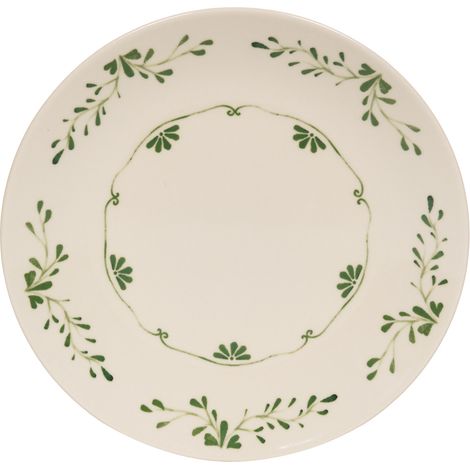 Table Passion - Plat rond Appoline vert 32 cm