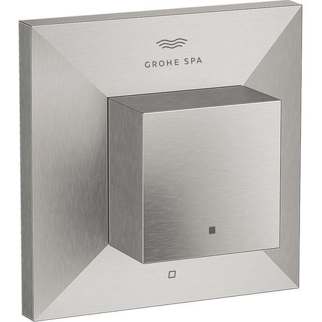 Grohe Allure Brilliant Façade pour robinet d'arrêt encastré Finition inox brossé infinity, 29398DC0 (1/3)
