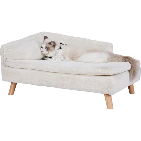 Bingo Paw – Canapé pour chien surélevé grande taille – Housse imperméable et lavable – Dimensions 70x40x39cm – Confort peluche douce