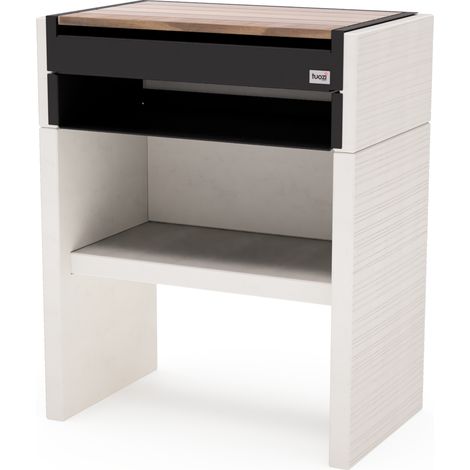 TUOZI - VENIT FLEX 0 Soporte 78 para Barbacoa de Obra Prefabricada (Blanco - 78 x 47 x 47 cm) - Uso en Exteriores (1/3)