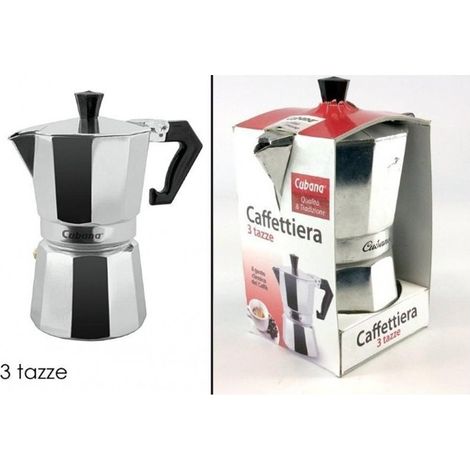 Kubanische 3-Tassen-Kaffeemaschine