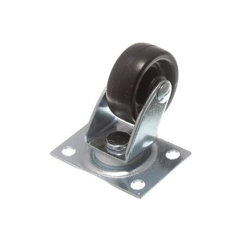 One Stop DIY Lot de 4 roulettes pour plaque de roue 30 mm Charge maximale 15 kg