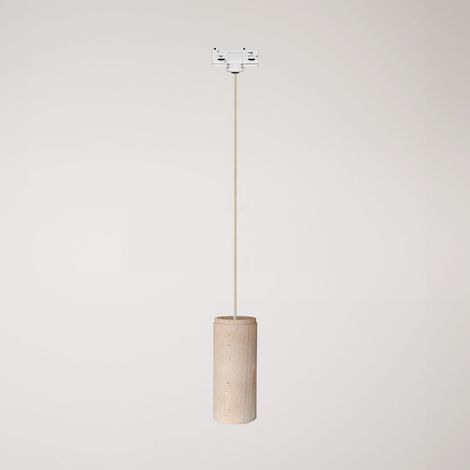 Creative Cables - Candeeiro suspenso de calha com cabo têxtil e Tub-E27 - lâmpada não incluída