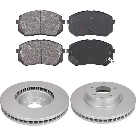 KIT FRENI ANTERIORI compatibile con HYUNDAI i40, CW (VF) - DISCHI + PASTIGLIE OEM: FDB4194 / 17676 , 18177 /SOSTITUZIONE DIRETTA/BASSA POLVERE/SILENZIOSO (1/5)