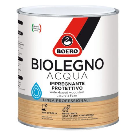 Biolegno acqua impregnante per legno colore larice conf. 0.75 lt
