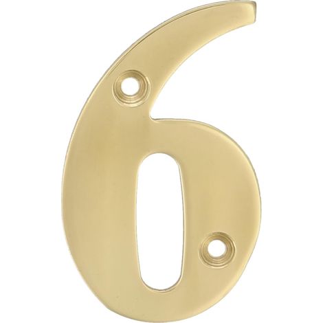 NUMÉRO LAITON DISPLAY N.6 (1/4)