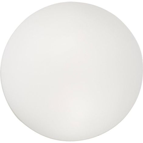 PERLA Plafoniera Applique in Vetro Soffiato Bianco attacco E27 75W max 45cm IP20 - Rossini Group - Lampada Classica Modernizzata