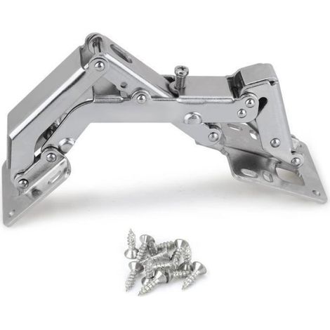 Charniere Porte Placard - 170 Degres - Amortissement Hydraulique - Pour Epaisseur 16 A 40 Mm - Lot De 4 (1/4)