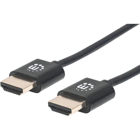 Manhattan Cavo HDMI High Speed con Ethernet Ultra Sottile 1m (1/5)